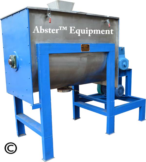 stainless steel ribbon blender